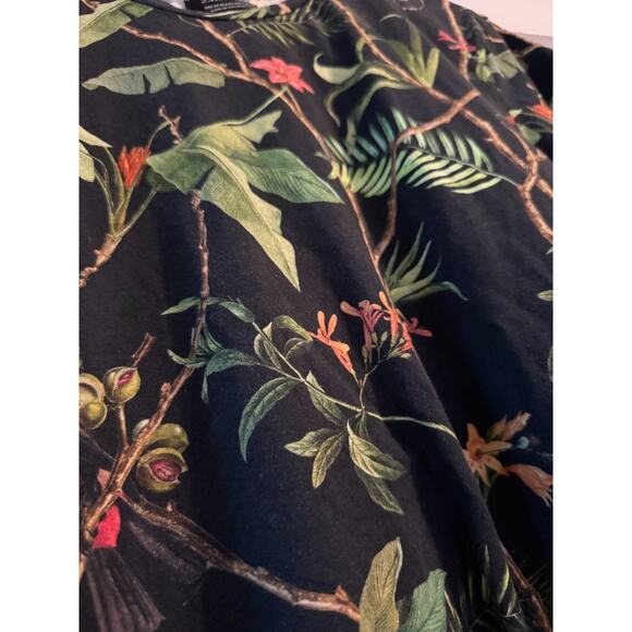 Zara Man - Mens Shirt - Tropical and Toucan Tee, Size M - Picture 4 of 5
